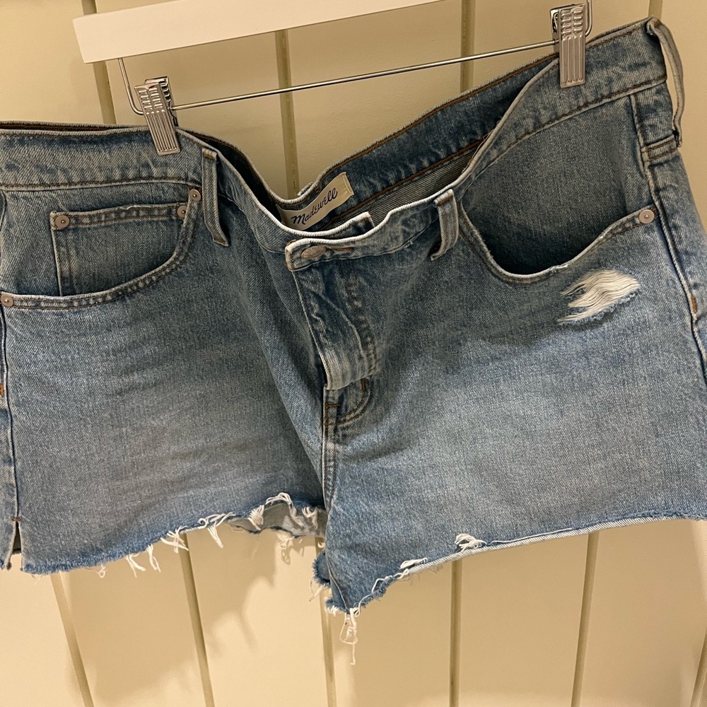 Classic Blue Denim Women's Shorts - Picture 2 of 6